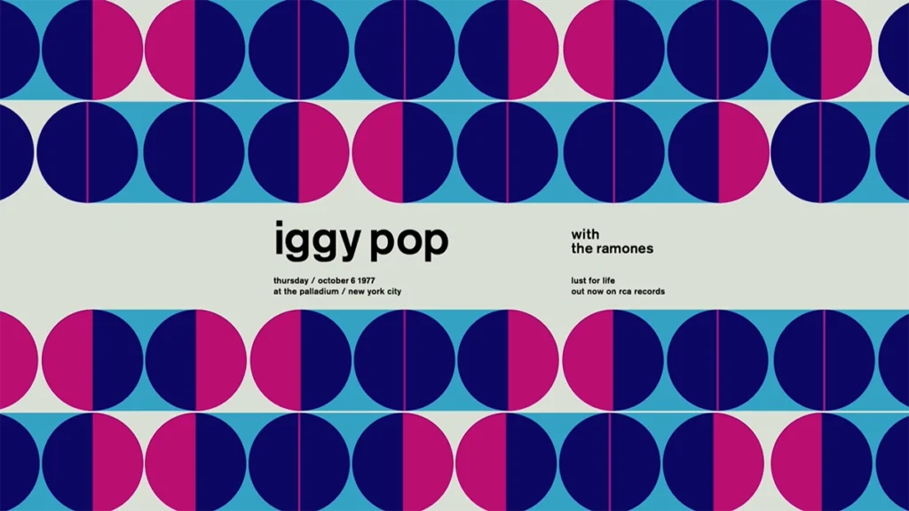 Motion graphics Iggy Pop illustration Swissted FEVR Paris