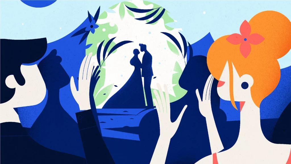 Illustration mariage animation FEVR Paris
