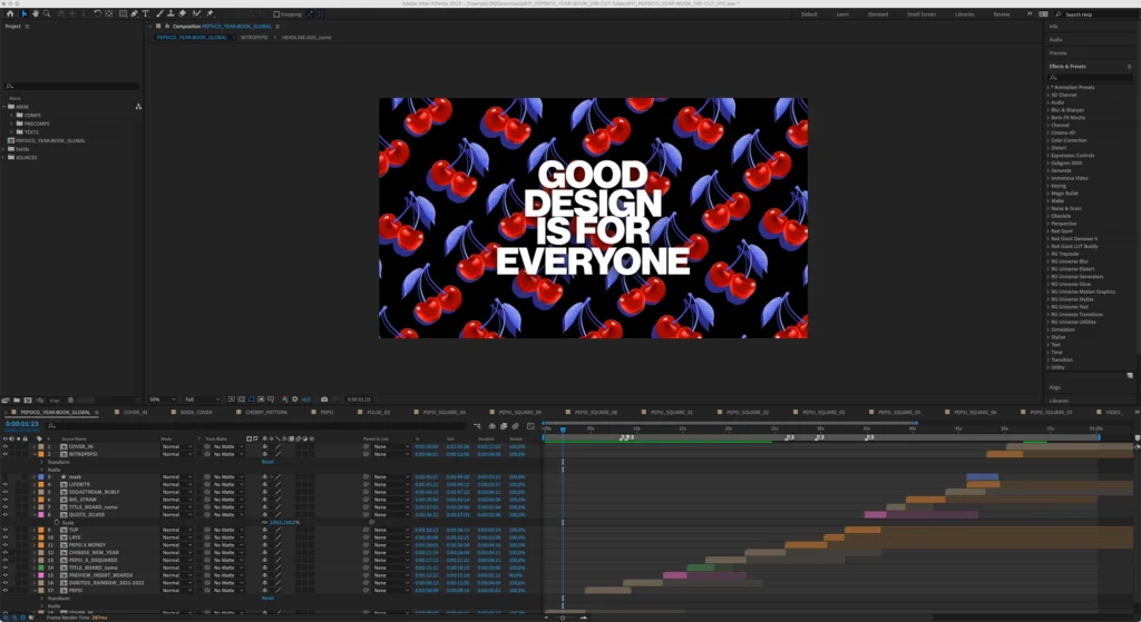 Motion Design paris agence motiondesign after effect frame